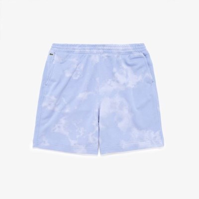 Bermudas Lacoste LIVE Tie-Dye Print Algodon Hombre Morados | 25PVESRKC