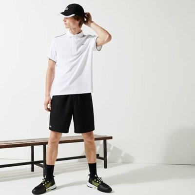 Bermudas Lacoste SPORT Tenis Hombre Negros | 96IDSTJNA