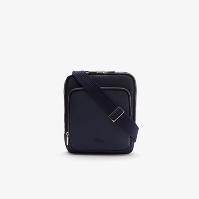 Bolsas Lacoste Classic Zippered Pocket Rectangular Crossbody Hombre Azul Marino | 93YAIJCVW