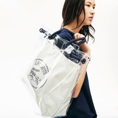 Bolsas Lacoste Clear Mujer Blancos | 87PDXUEMW