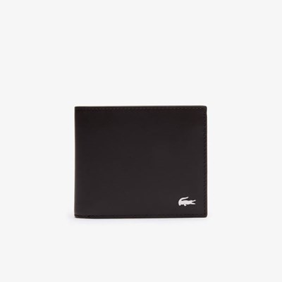 Bolsas Lacoste Fitzgerald billfold in leather Hombre Marrom | 12XFTPMZA