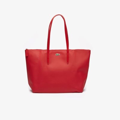 Bolsas Lacoste L.12.12 Concept Zip Mujer Rojos | 13ZGOXNTC