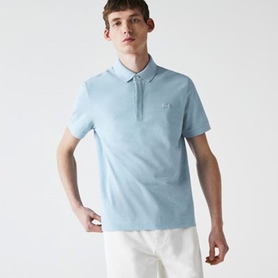 Camisa Polo Lacoste Regular Fit Paris Hombre Azules | 89BSOHKQU