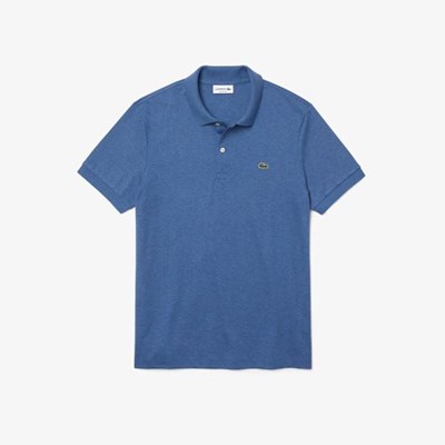 Camisa Polo Lacoste Regular Fit Soft Algodon Hombre Azules | 53WFSGRHL