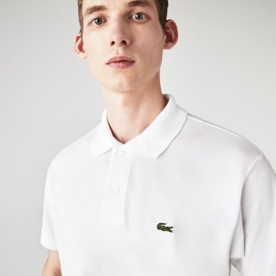 Camisas Lacoste Classic Fit L.12.12 Hombre Blancos | 38GQTIEYK