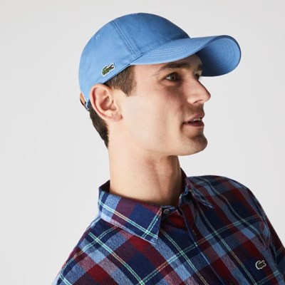 Gorras Lacoste Contrast Hombre Azules | 52JHXMGON