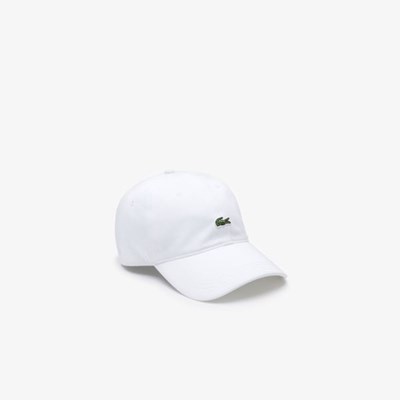 Gorras Lacoste Contrast Hombre Blancos | 18JYGUVKI