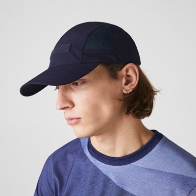 Gorras Lacoste Motion Nylon Hombre Azul Marino | 38ACVXLZN