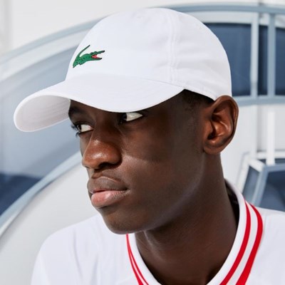 Gorras Lacoste SPORT x Novak Djokovic Microfiber Hombre Blancos | 80KELPYGV