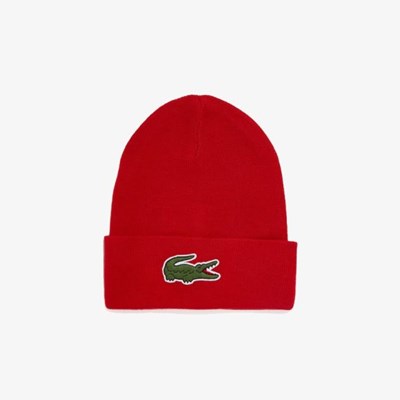 Gorras Lacoste Wool Blend Hombre Rojos | 57IMKODJH