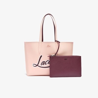 Handbags Lacoste Anna Removable Mujer Rosas | 45BXTMWIF