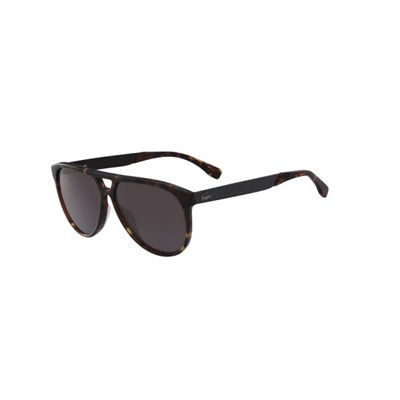 Lentes De Sol Lacoste Plastic Pilot Shape Hombre Marrom | 28NRFOSGM