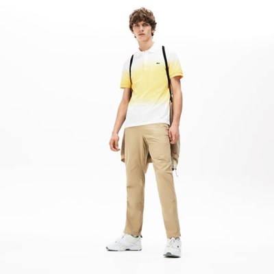 Pantalones Lacoste Motion Ergonomic Hombre Beige | 67IPDRVXB