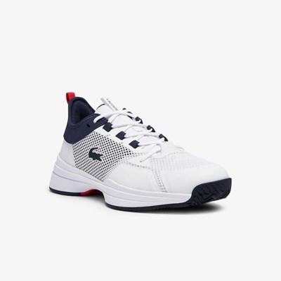 Tenis Lacoste AG-LT 21 Textil Hombre Blancos Coral | 31GKLNDQB