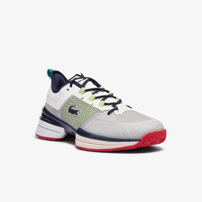 Tenis Lacoste AG-LT 21 Ultra Textil Hombre Blancos Coral | 25TDYKRBM