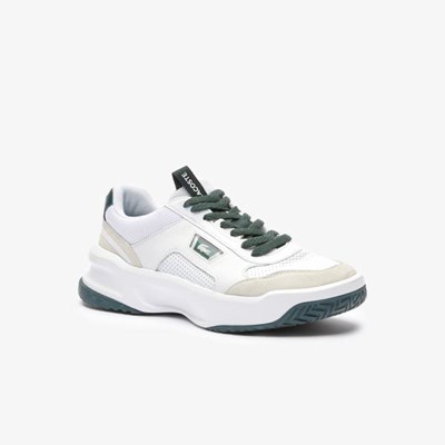 Tenis Lacoste Ace Lift Colourblock Cuero Reflective Hombre Blancos Verdes | 19VXUGWDQ