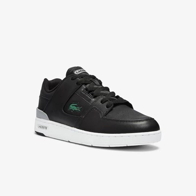 Tenis Lacoste Court Cage Cuero Hombre Negros | 28IZNJTOP