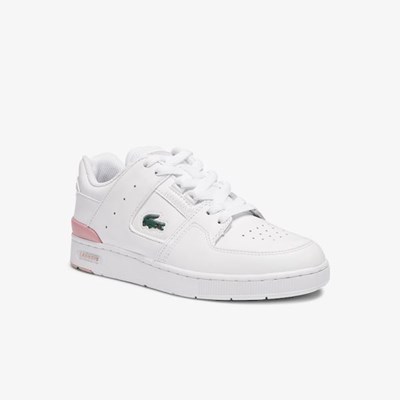 Tenis Lacoste Court Cage Mujer Blancos Rosas | 75MRKPYNH