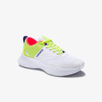 Tenis Lacoste Court-Drive Plus Textil Hombre Blancos Verdes | 70AYKSXDT