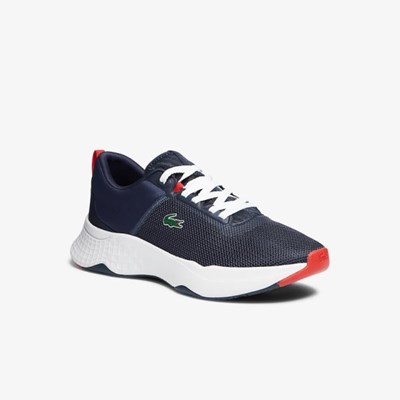 Tenis Lacoste Court-Drive Textil Hombre Azul Marino Blancos | 61FYSXMPD