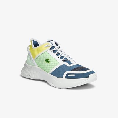 Tenis Lacoste Court-Drive Vantage Citrus-Pop Textil Hombre Azules Blancos | 59IHVKGZS