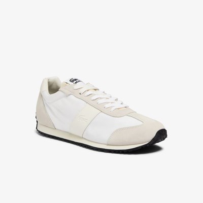 Tenis Lacoste Court Pace Textil Hombre Beige | 05OCVEQMU