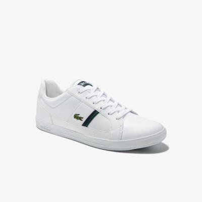 Tenis Lacoste Europa Cuero Hombre Blancos | 46XZYFSHI