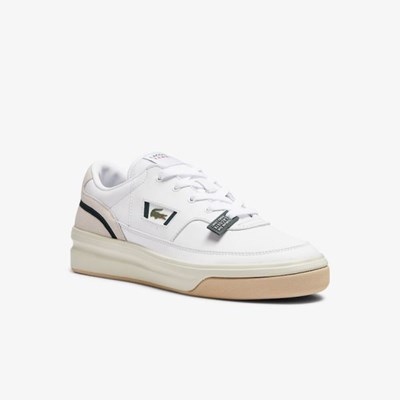 Tenis Lacoste G80 Cuero and Gamuza Hombre Blancos | 19CIQBLKF