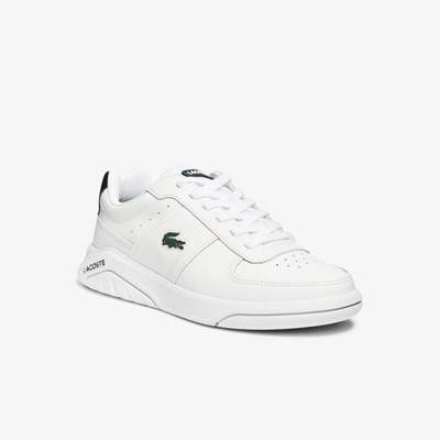 Tenis Lacoste Game Advance Cuero Hombre Blancos | 81TYAELHJ