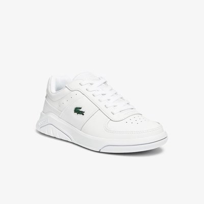 Tenis Lacoste Game Advance Cuero and Sintetico Mujer Blancos | 85WBUZSKI