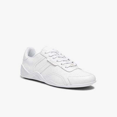 Tenis Lacoste Hapona Cuero and Sintetico Mujer Blancos | 30JULVGDH