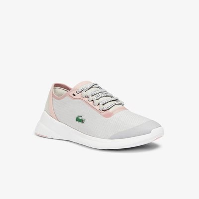 Tenis Lacoste LT Fit Sintetico and Textil Mujer Grises Rosas | 43LQIWATJ