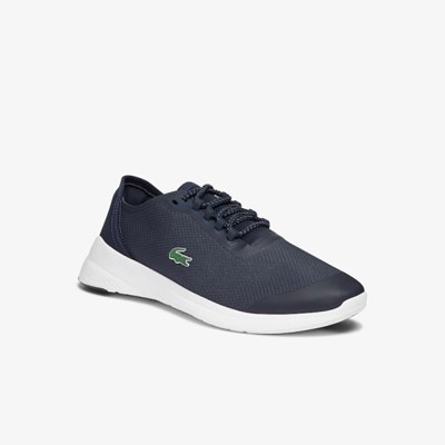 Tenis Lacoste LT Fit Textil Hombre Azul Marino Blancos | 34YLVGBDO