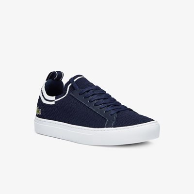 Tenis Lacoste La Piquée Textil Hombre Azul Marino Blancos | 65QNEXGLF