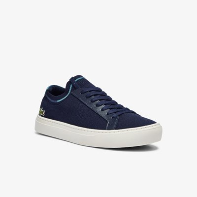 Tenis Lacoste La Piquée Textil Knit Hombre Azul Marino | 24MOSELAN