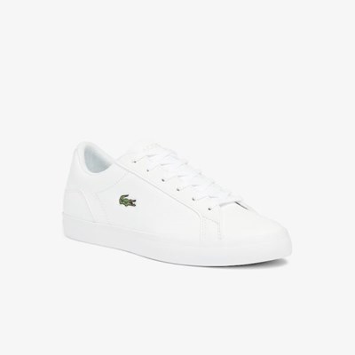 Tenis Lacoste Lerond BL Cuero and Sintetico Mujer Blancos | 24WRYETSK