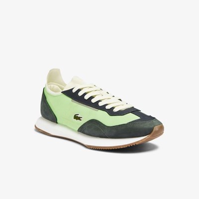 Tenis Lacoste Match Break Textil Hombre Verde Oliva Verdes | 84MQWKDXN