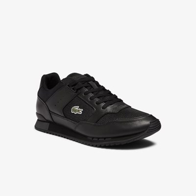 Tenis Lacoste Partner Piste Textil Hombre Negros | 98LUJXSWB