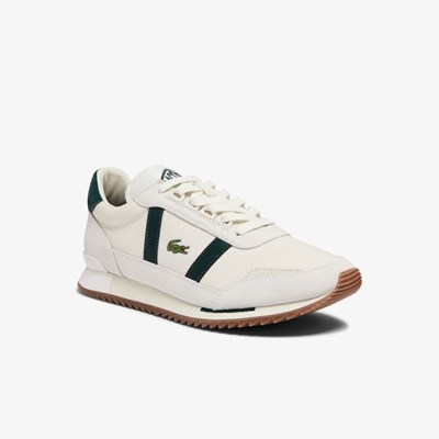 Tenis Lacoste Partner Retro Cuero Hombre Blancos | 19NDIBVUL