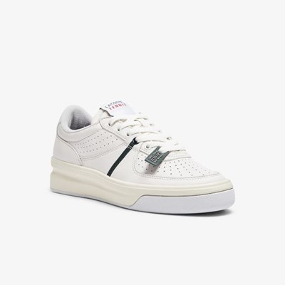 Tenis Lacoste Quantace Cuero Mujer Blancos Beige | 35QKPYGNL