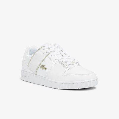 Tenis Lacoste Thrill Cuero and Sintetico Mujer Blancos | 94IKOBPGU