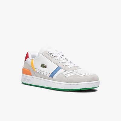 Tenis Lacoste x Polaroid Hombre Blancos Verdes | 32HACPGVQ